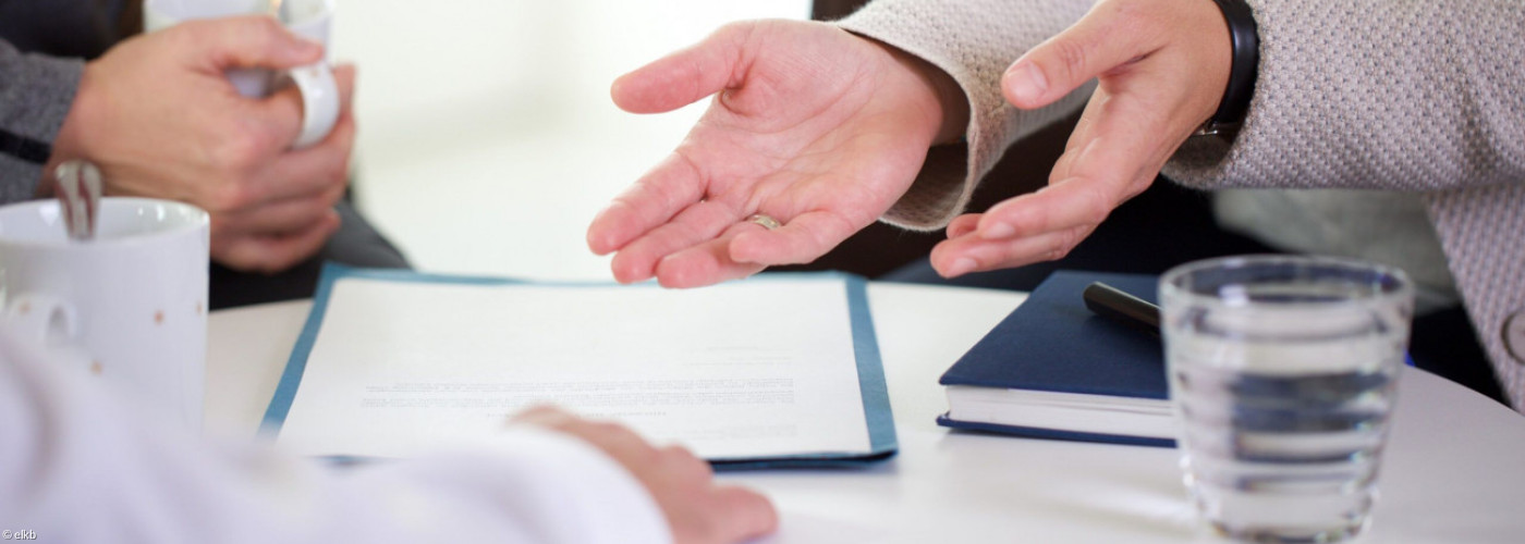 Bild zeigt offene Handhaltung