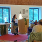 Kathrin Ertl beim Vortrag