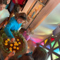 Taufbecken mit Wunschblumen