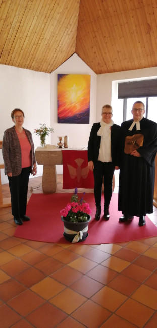 EhrungPfr.Schricker mit Gattin 