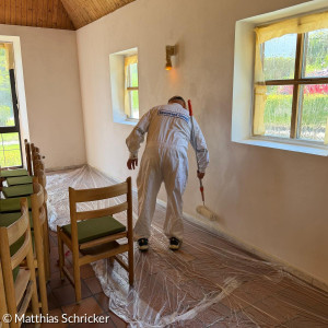Andreas Sand bei der Arbeit