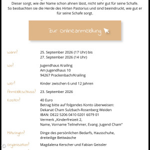 Evangelische Jugend Programm 1