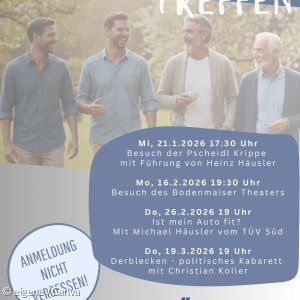 Termine zum Männertreff